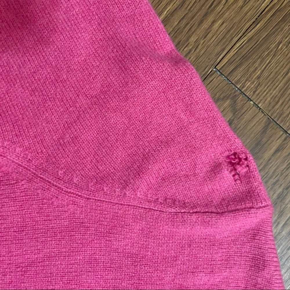 NWT Reformation Cashmere Hot Pink Sweater size Small - Picture 3 of 4